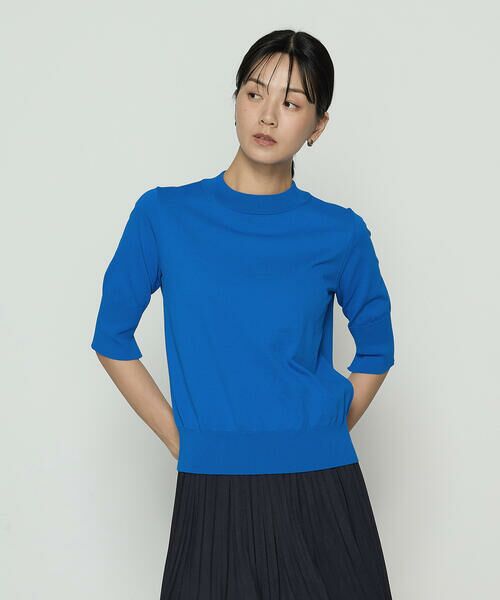 COMME CA COMFORT / コムサ・コンフォート（Lサイズ） ニット・セーター | 〔 TALLサイズ 〕 コットンダルストレッチ 半袖プルオーバー | 詳細16