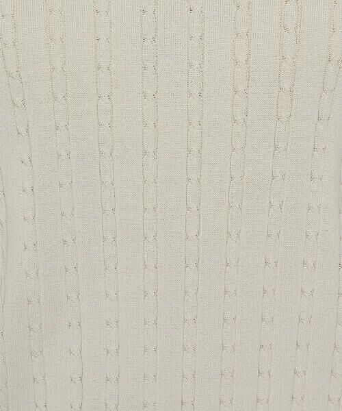 COMME CA COMFORT / コムサ・コンフォート（Lサイズ） ニット・セーター | 〔 TALLサイズ 〕 コットンダルストレッチ ケーブルプルオーバー | 詳細12