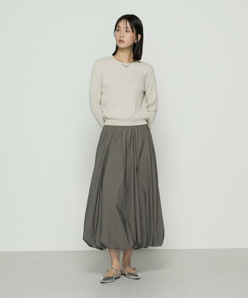 COMME CA COMFORT / コムサ・コンフォート（Lサイズ） ニット・セーター | 〔 TALLサイズ 〕 コットンダルストレッチ ケーブルプルオーバー | 詳細4