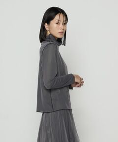 COMME CA COMFORT / コムサ・コンフォート（Lサイズ） カットソー | 〔 TALLサイズ 〕【リバーシブル】ソフトチュール プルオーバー