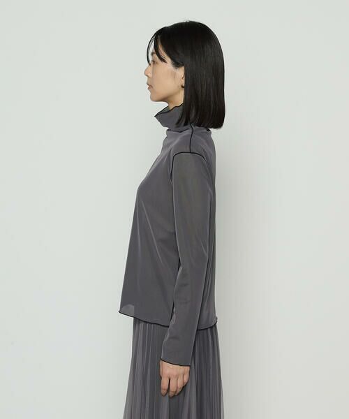 COMME CA COMFORT / コムサ・コンフォート(Lサイズ) カットソー | 〔 TALLサイズ 〕【リバーシブル】ソフトチュール プルオーバー | 詳細8