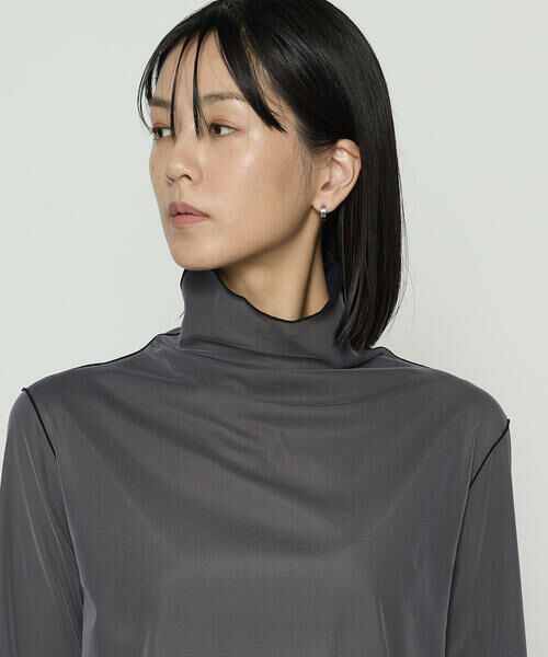 COMME CA COMFORT / コムサ・コンフォート(Lサイズ) カットソー | 〔 TALLサイズ 〕【リバーシブル】ソフトチュール プルオーバー | 詳細10