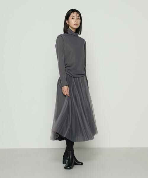 COMME CA COMFORT / コムサ・コンフォート(Lサイズ) カットソー | 〔 TALLサイズ 〕【リバーシブル】ソフトチュール プルオーバー | 詳細2