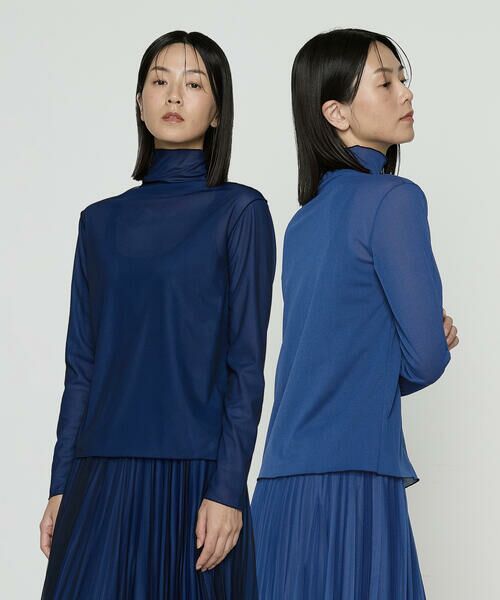 COMME CA COMFORT / コムサ・コンフォート(Lサイズ) カットソー | 〔 TALLサイズ 〕【リバーシブル】ソフトチュール プルオーバー | 詳細12