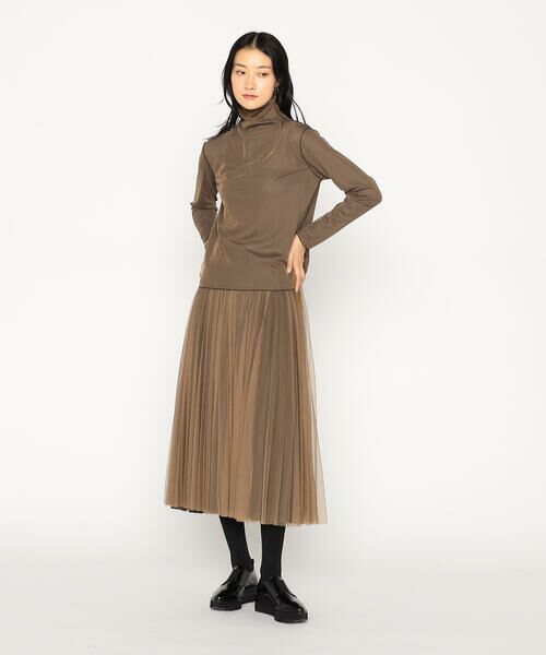 COMME CA COMFORT / コムサ・コンフォート(Lサイズ) カットソー | 〔 TALLサイズ 〕【リバーシブル】ソフトチュール プルオーバー | 詳細20