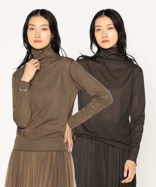 COMME CA COMFORT / コムサ・コンフォート(Lサイズ) カットソー | 〔 TALLサイズ 〕【リバーシブル】ソフトチュール プルオーバー | 詳細19