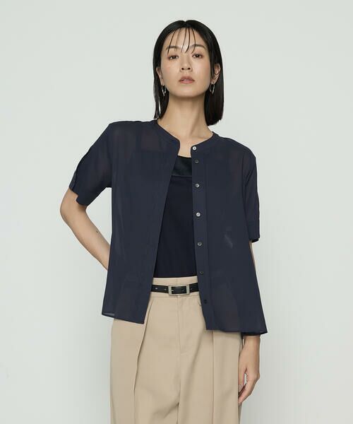 COMME CA COMFORT / コムサ・コンフォート（Lサイズ） シャツ・ブラウス | 〔 TALLサイズ 〕 ドライシアーツイル シャツブラウス | 詳細18