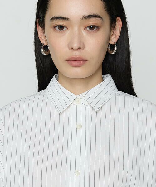 COMME CA COMFORT / コムサ・コンフォート（Lサイズ） シャツ・ブラウス | 〔 TALLサイズ 〕 ストライプタイプライター／バルキーオックスフォード シャツ | 詳細8