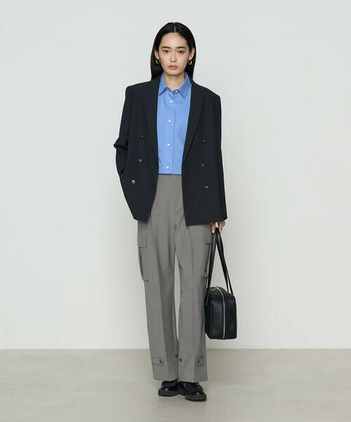 COMME CA COMFORT / コムサ・コンフォート（Lサイズ） シャツ・ブラウス | 〔 TALLサイズ 〕 ストライプタイプライター／バルキーオックスフォード シャツ | 詳細17