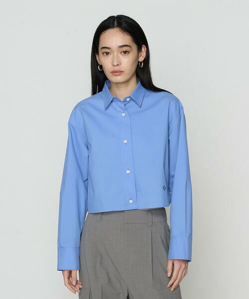 COMME CA COMFORT/コムサ・コンフォート(Lサイズ) 〔 TALLサイズ 〕 ストライプタイプライター/バルキーオックスフォード シャツ 22:ブルー 15号 COMME CA COMFORT/コムサ・コンフォート(Lサイズ) 〔 TALLサイズ 〕 ストライプタイプライター/バルキーオックスフォード シャツ 22:ブルー 15号