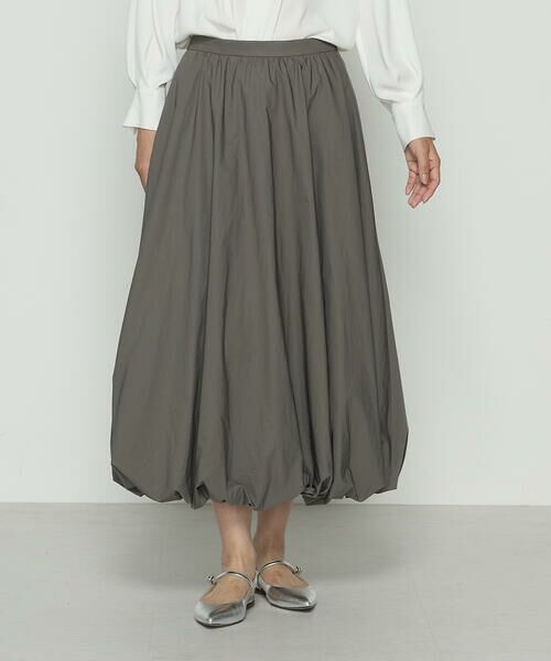 COMME CA COMFORT / コムサ・コンフォート（Lサイズ） ロング・マキシ丈スカート | 〔 TALLサイズ 〕 エアリータフタ バルーンスカート | 詳細18
