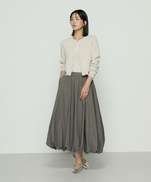 COMME CA COMFORT / コムサ・コンフォート（Lサイズ） ロング・マキシ丈スカート | 〔 TALLサイズ 〕 エアリータフタ バルーンスカート | 詳細16