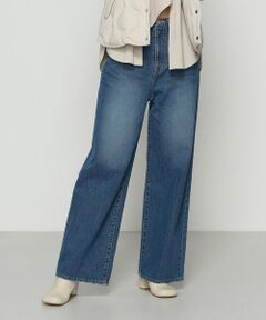 COMME CA COMFORT / コムサ・コンフォート（Lサイズ） デニムパンツ | 〔 TALLサイズ 〕 10.5オンスセンタープレス ワイドデニムパンツ