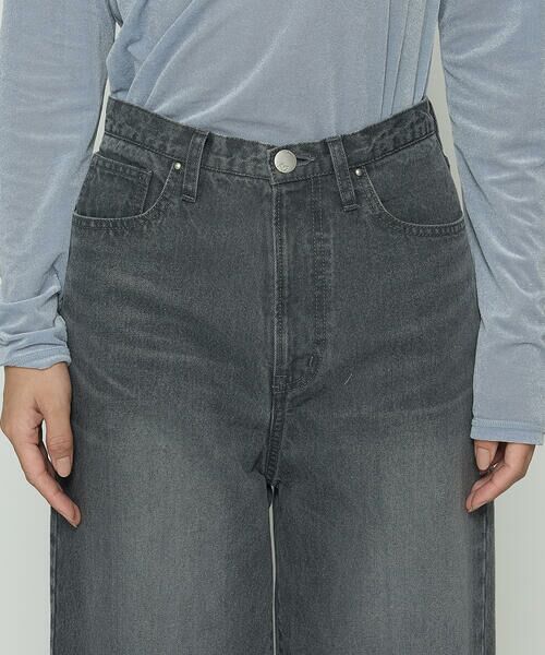 COMME CA COMFORT / コムサ・コンフォート（Lサイズ） デニムパンツ | 〔 TALLサイズ 〕 10.5オンスセンタープレス ワイドデニムパンツ | 詳細9