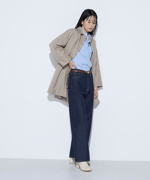 COMME CA COMFORT / コムサ・コンフォート（Lサイズ） デニムパンツ | 〔 TALLサイズ 〕 10.5オンスセンタープレス ワイドデニムパンツ | 詳細23