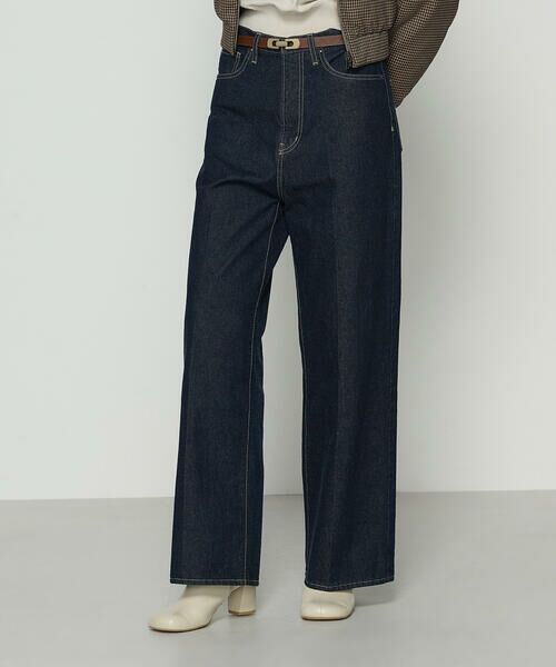 COMME CA COMFORT / コムサ・コンフォート（Lサイズ） デニムパンツ | 〔 TALLサイズ 〕 10.5オンスセンタープレス ワイドデニムパンツ | 詳細14