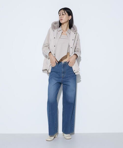 COMME CA COMFORT / コムサ・コンフォート（Lサイズ） デニムパンツ | 〔 TALLサイズ 〕 10.5オンスセンタープレス ワイドデニムパンツ | 詳細26