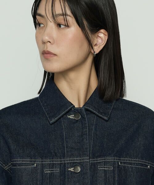 COMME CA COMFORT / コムサ・コンフォート（Lサイズ） Gジャン・デニムジャケット | 〔 TALLサイズ 〕10.5オンス空紡デニム フェイクファー襟付きデニムジャケット | 詳細18