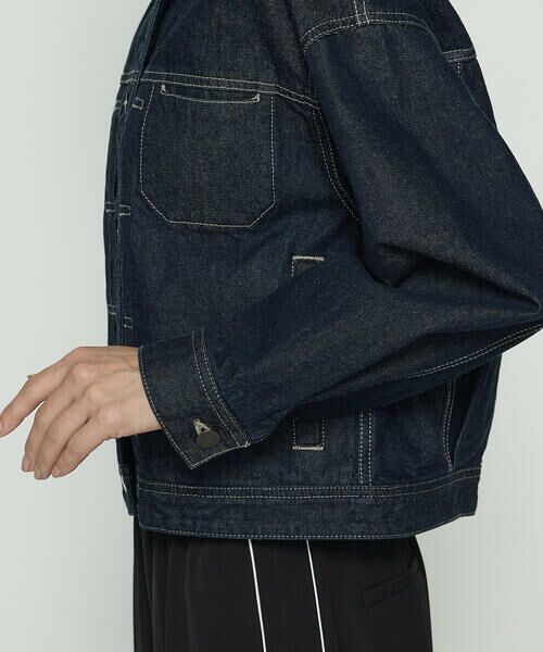 COMME CA COMFORT / コムサ・コンフォート（Lサイズ） Gジャン・デニムジャケット | 〔 TALLサイズ 〕10.5オンス空紡デニム フェイクファー襟付きデニムジャケット | 詳細20