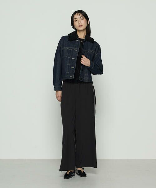 COMME CA COMFORT / コムサ・コンフォート（Lサイズ） Gジャン・デニムジャケット | 〔 TALLサイズ 〕10.5オンス空紡デニム フェイクファー襟付きデニムジャケット | 詳細8