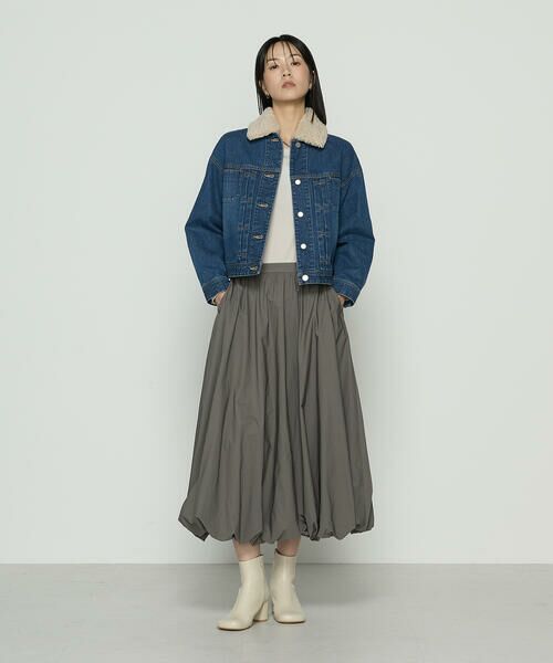 COMME CA COMFORT / コムサ・コンフォート（Lサイズ） Gジャン・デニムジャケット | 〔 TALLサイズ 〕10.5オンス空紡デニム フェイクファー襟付きデニムジャケット | 詳細25