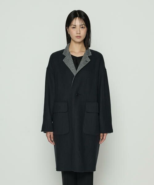 COMME CA COMFORT / コムサ・コンフォート（Lサイズ） その他アウター | 〔 TALLサイズ 〕 ジーロンWフェイスアンチピリングリバーシブルコート | 詳細18