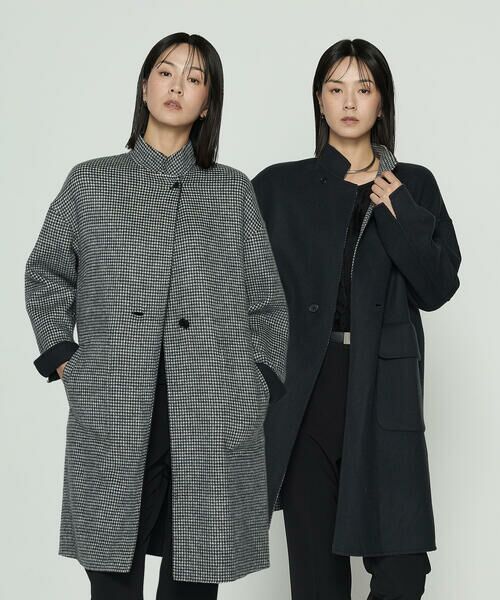 COMME CA COMFORT / コムサ・コンフォート（Lサイズ） その他アウター | 〔 TALLサイズ 〕 ジーロンWフェイスアンチピリングリバーシブルコート | 詳細9