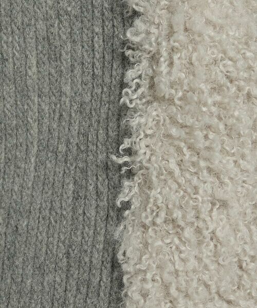 COMME CA COMFORT / コムサ・コンフォート（Lサイズ） ベスト | 〔 TALLサイズ 〕 シープボア調フェイクファージレ | 詳細11