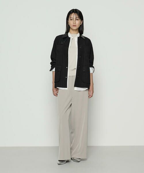 COMME CA COMFORT / コムサ・コンフォート（Lサイズ） その他アウター | 〔 TALLサイズ 〕 ストレッチスエード調 ブルゾン | 詳細1