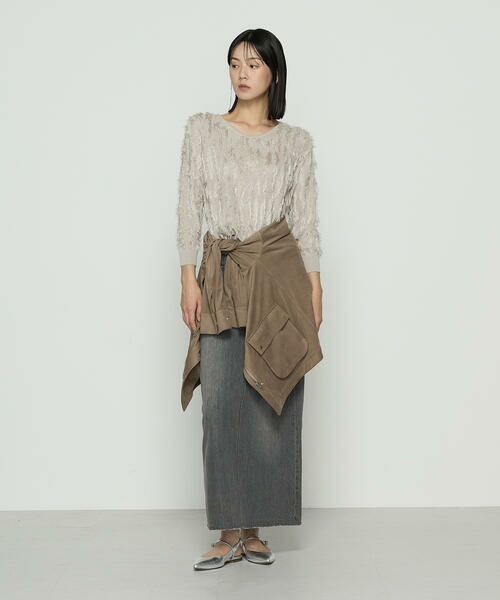 COMME CA COMFORT / コムサ・コンフォート（Lサイズ） その他アウター | 〔 TALLサイズ 〕 ストレッチスエード調 ブルゾン | 詳細11