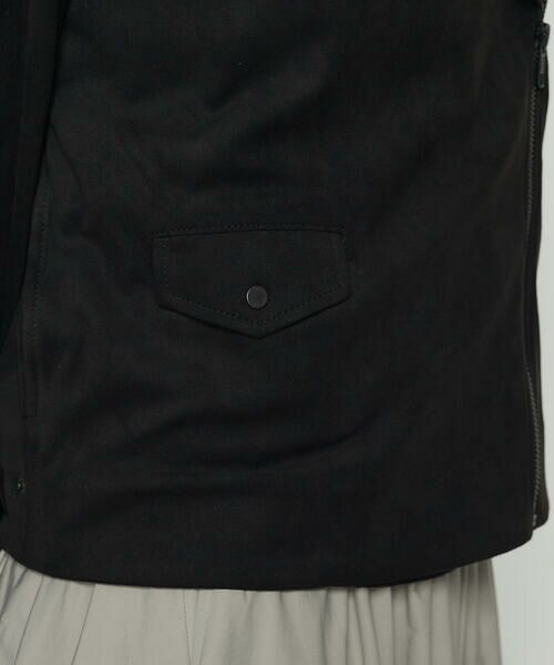 COMME CA COMFORT / コムサ・コンフォート（Lサイズ） レザーブルゾン・ジャケット | 〔 TALLサイズ 〕 ストレッチスエード調 ライダースジャケット | 詳細10