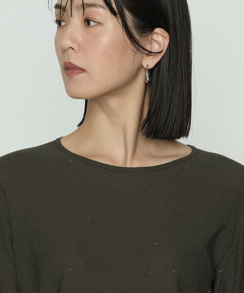 COMME CA COMFORT / コムサ・コンフォート（Lサイズ） ニット・セーター | 〔 TALLサイズ 〕 天竺裏目編み スパンコールニットプルオーバー | 詳細11