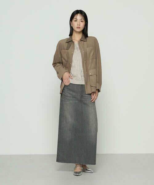 COMME CA COMFORT / コムサ・コンフォート（Lサイズ） ニット・セーター | 〔 TALLサイズ 〕 フリンジジャカード Vネックニット | 詳細12