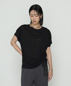 COMME CA COMFORT / コムサ・コンフォート（Lサイズ） Tシャツ | 〔 +サイズ 〕 和紙ジャージー ドローイングTシャツ