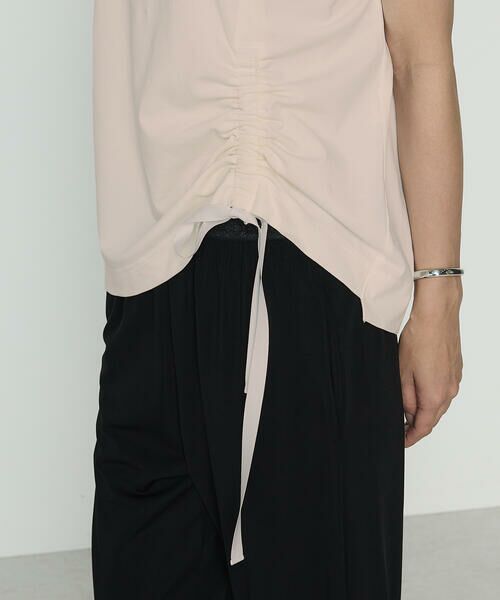 COMME CA COMFORT / コムサ・コンフォート（Lサイズ） Tシャツ | 〔 +サイズ 〕 和紙ジャージー ドローイングTシャツ | 詳細9