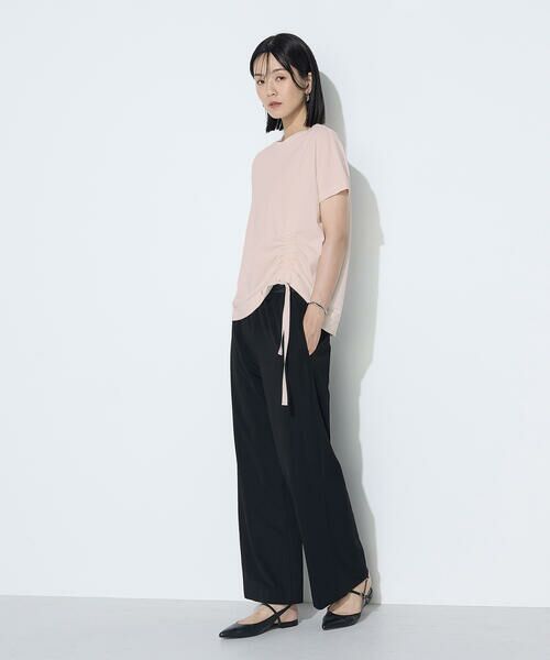 COMME CA COMFORT / コムサ・コンフォート（Lサイズ） Tシャツ | 〔 +サイズ 〕 和紙ジャージー ドローイングTシャツ | 詳細11