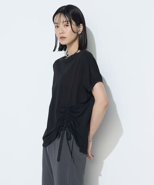 COMME CA COMFORT / コムサ・コンフォート（Lサイズ） Tシャツ | 〔 +サイズ 〕 和紙ジャージー ドローイングTシャツ | 詳細17