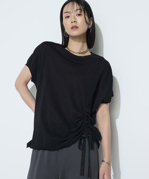 COMME CA COMFORT / コムサ・コンフォート（Lサイズ） Tシャツ | 〔 +サイズ 〕 和紙ジャージー ドローイングTシャツ | 詳細18