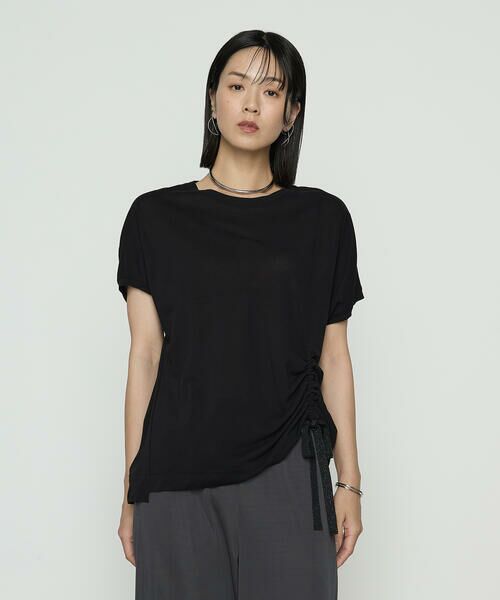 COMME CA COMFORT / コムサ・コンフォート（Lサイズ） Tシャツ | 〔 +サイズ 〕 和紙ジャージー ドローイングTシャツ | 詳細15