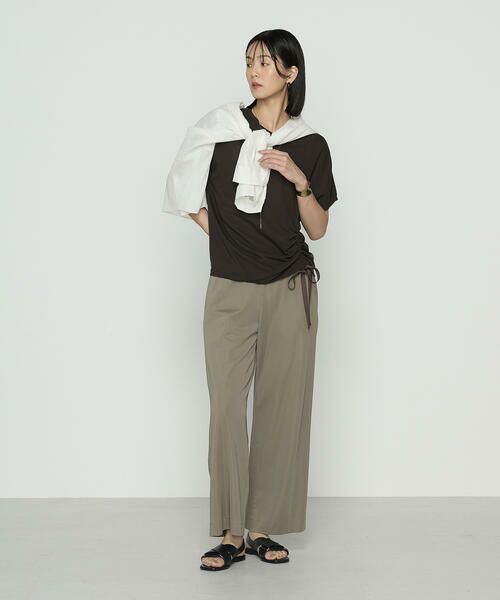 COMME CA COMFORT / コムサ・コンフォート（Lサイズ） Tシャツ | 〔 +サイズ 〕 和紙ジャージー ドローイングTシャツ | 詳細19