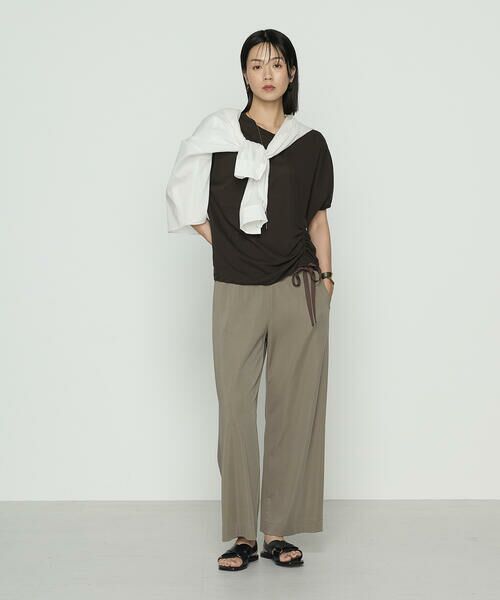 COMME CA COMFORT / コムサ・コンフォート（Lサイズ） Tシャツ | 〔 +サイズ 〕 和紙ジャージー ドローイングTシャツ | 詳細20