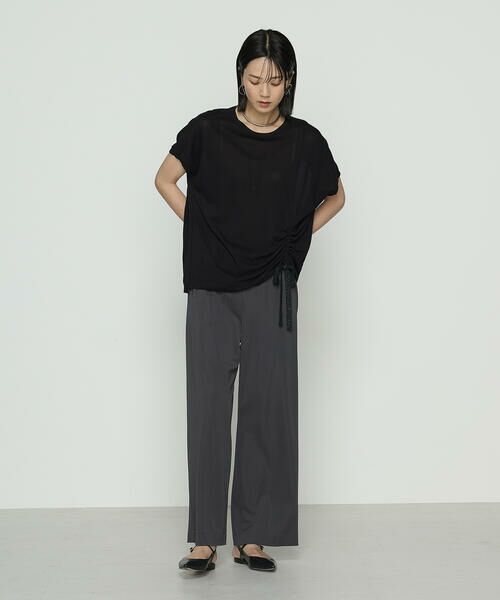 COMME CA COMFORT / コムサ・コンフォート(Lサイズ) その他パンツ | 〔 +サイズ 〕 ハイテンションポンチ ワイドパンツ | 詳細2