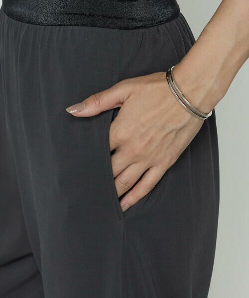 COMME CA COMFORT / コムサ・コンフォート(Lサイズ) その他パンツ | 〔 +サイズ 〕 ハイテンションポンチ ワイドパンツ | 詳細14