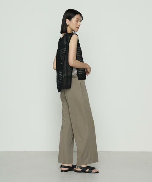 COMME CA COMFORT / コムサ・コンフォート(Lサイズ) その他パンツ | 〔 +サイズ 〕 ハイテンションポンチ ワイドパンツ | 詳細23