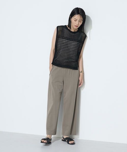 COMME CA COMFORT / コムサ・コンフォート(Lサイズ) その他パンツ | 〔 +サイズ 〕 ハイテンションポンチ ワイドパンツ | 詳細26