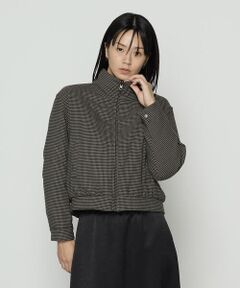 COMME CA COMFORT / コムサ・コンフォート（Lサイズ） その他アウター | 〔 TALLサイズ 〕 ドビーガンクラブチェック リバーシブルショートダウンブルゾン