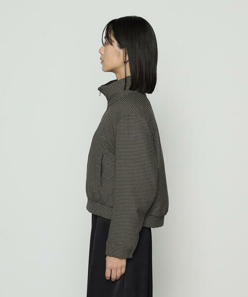 COMME CA COMFORT / コムサ・コンフォート（Lサイズ） その他アウター | 〔 TALLサイズ 〕 ドビーガンクラブチェック リバーシブルショートダウンブルゾン | 詳細10