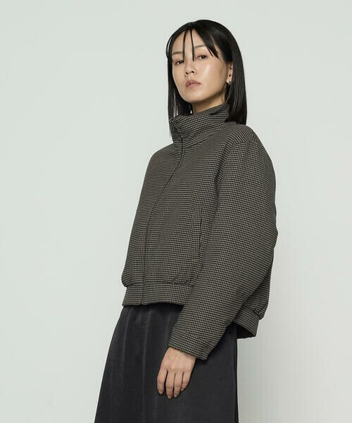 COMME CA COMFORT / コムサ・コンフォート（Lサイズ） その他アウター | 〔 TALLサイズ 〕 ドビーガンクラブチェック リバーシブルショートダウンブルゾン | 詳細4
