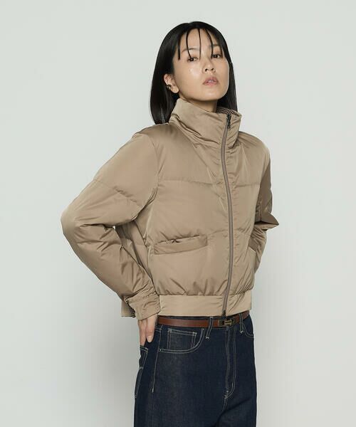 COMME CA COMFORT / コムサ・コンフォート（Lサイズ） その他アウター | 〔 TALLサイズ 〕 ドビーガンクラブチェック リバーシブルショートダウンブルゾン | 詳細27