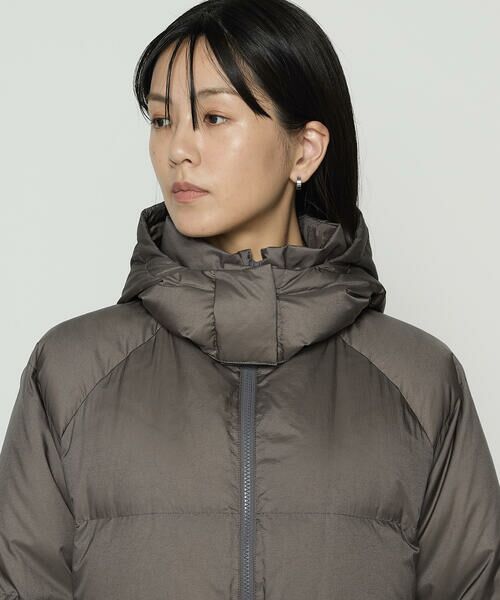 COMME CA COMFORT / コムサ・コンフォート（Lサイズ） その他アウター | 〔 TALLサイズ 〕 ライトナイロンタフタ  フード付きダウンコート | 詳細12